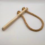 Brems med trähandtag