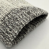 Thick socks in cotton, gray melange