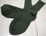 Strumpa militär, grön med högt skaft, använd-Floby Överskottslager