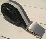 Livrem i randigt tyg-Floby Överskottslager