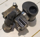 M/36 riktinstrument till kulspruta i läderväska med axelrem, använt-Floby Överskottslager