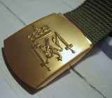 Livrem norska försvaret i tyg-Floby Överskottslager