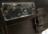 20mm akan m/40 läderväska, använd-Floby Överskottslager
