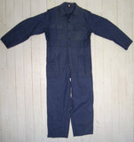 Overall blå i bomull-Floby Överskottslager