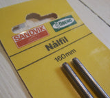 Nålfil Sandvik / Öberg 160mm, 2-pack-Floby Överskottslager
