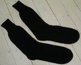 Strumpa armémodell i ylle, svart-Floby Överskottslager