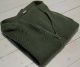 Tröja militär i ylle, med dragkedja, använd-Floby Överskottslager