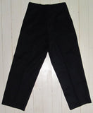 Byxa i vadmal, flottans marinblå-Floby Överskottslager