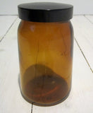 Medicinburk stor med bakelitlock-Floby Överskottslager