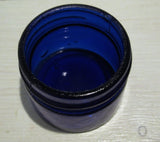 Glasburk blå, utan lock-Floby Överskottslager