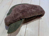 Boat hat in gray calfskin, winter model, used