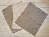 Large linen garment bag, used