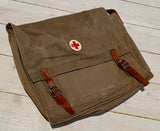 Medical bag with shoulder strap, used