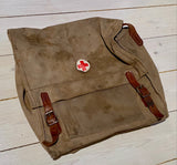 Medical bag with shoulder strap, used