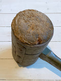 Large wooden mallet, used