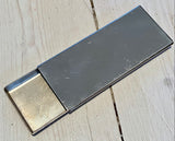 Pocket case in stainless steel, used