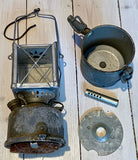 Carbide lantern with glass