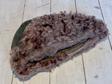 Boat hat in gray calfskin, winter model, used