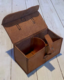 Leather storage bag for equine medical equipment