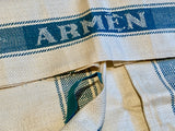 Towel in linen Swedish defense