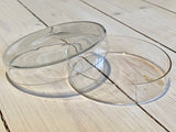 Glass petri dish