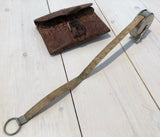 Viktband för kreatur i läderfodral, lagerskick-Floby Överskottslager