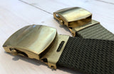 Waist belt military in fabric