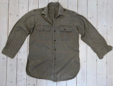 Skjorta militär m/52, använd-Floby Överskottslager