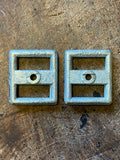 Back harness fittings military model, pair